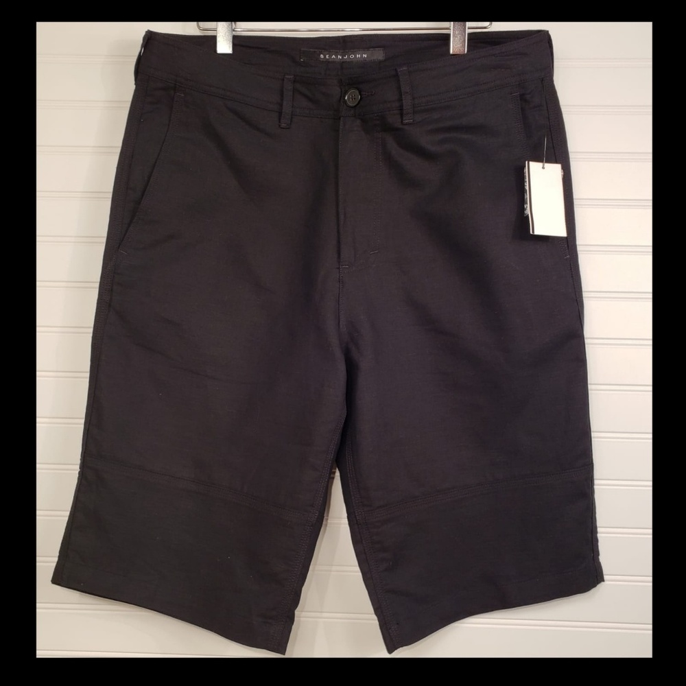 Sean John Jean Black Shorts Size 32